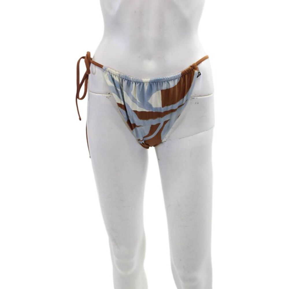 SIR. Womens Palermo String Bikini Briefs - Sciarpa Print Size 4